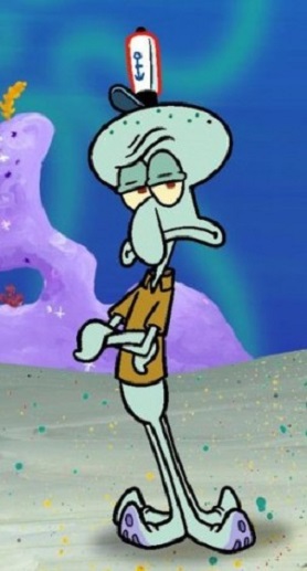 Hvordan man tegner Squidward trin for trin