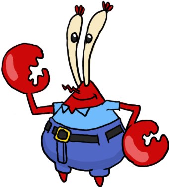 Hvordan man tegner Mr. Crabs fra Bob's Sponge