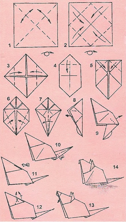 Tip 1: Sådan laver du et origami-dyr