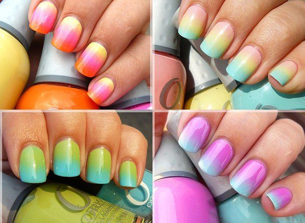 Hvordan man laver en gradient manicure