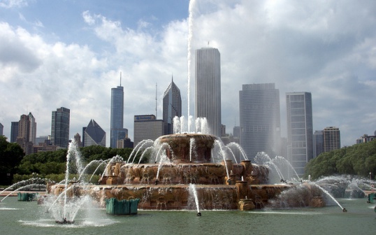 Chicago attraktioner: Buckingham Fountain