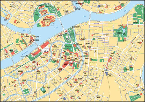 Hvor mange distrikter i Skt. Petersborg